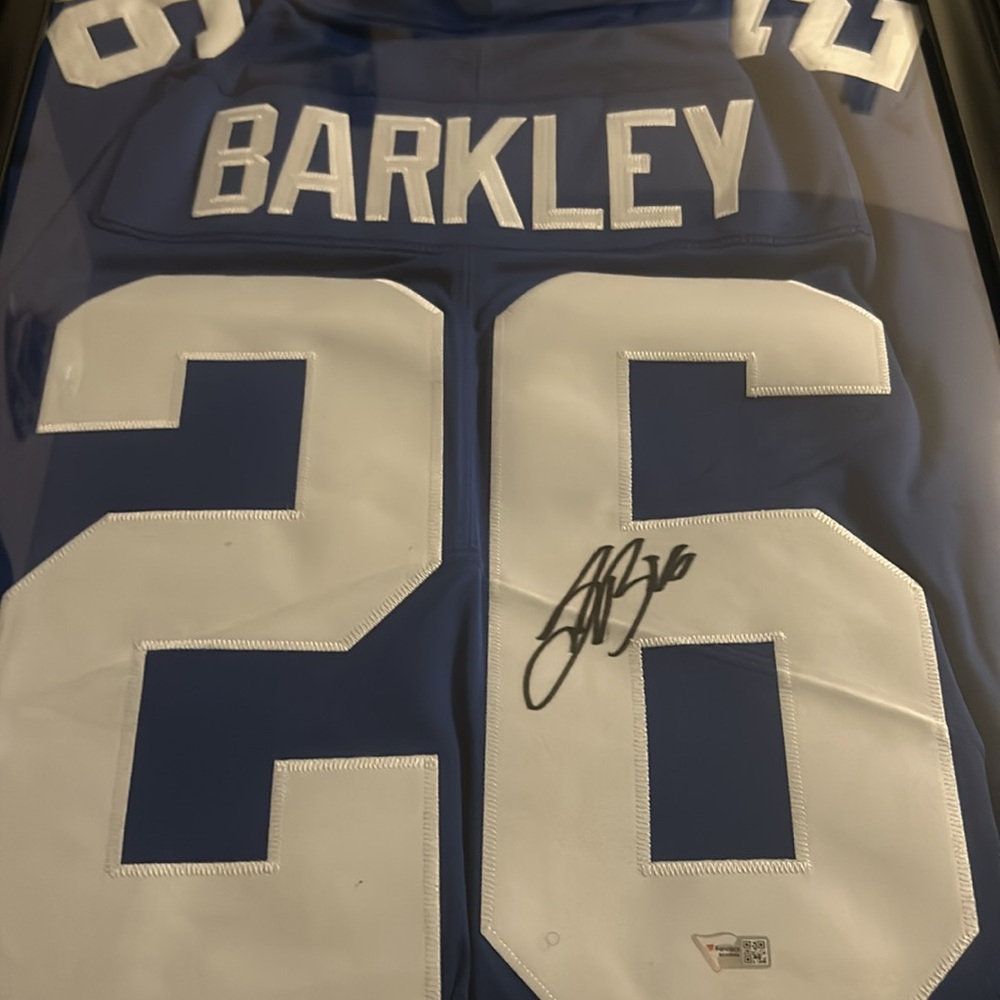 Authentic Signed Saquon Barkley Rep Jersey - Picture 2 of 3